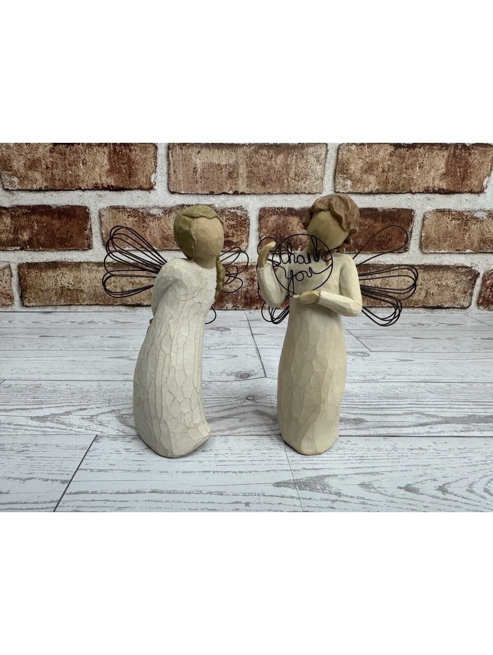 Demdaco Willow Tree Angels by Susan Lordi Lot of 2 Thank You & Just For You
